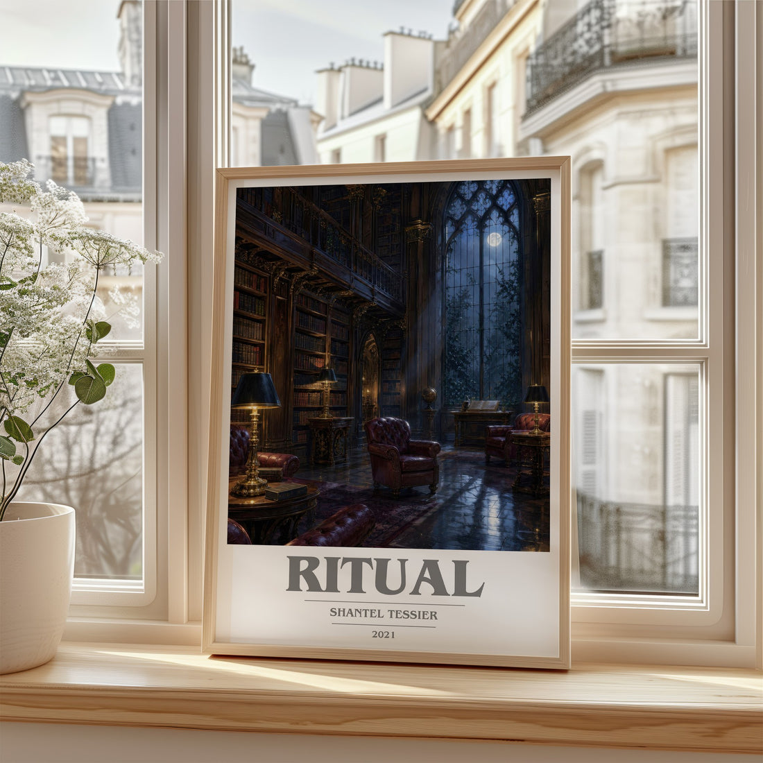 Ritual book cover poster colour and style options – Shantel Tessier book art