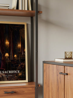 The Sacrifice book watercolour illustration paper finish options – matte satin gloss