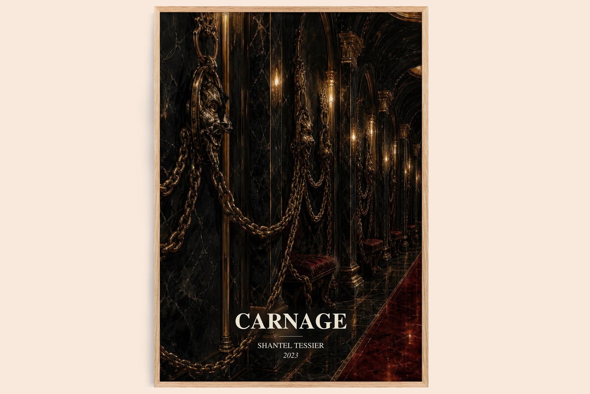Carnage Book Watercolour Illustration by Shantel Tessier