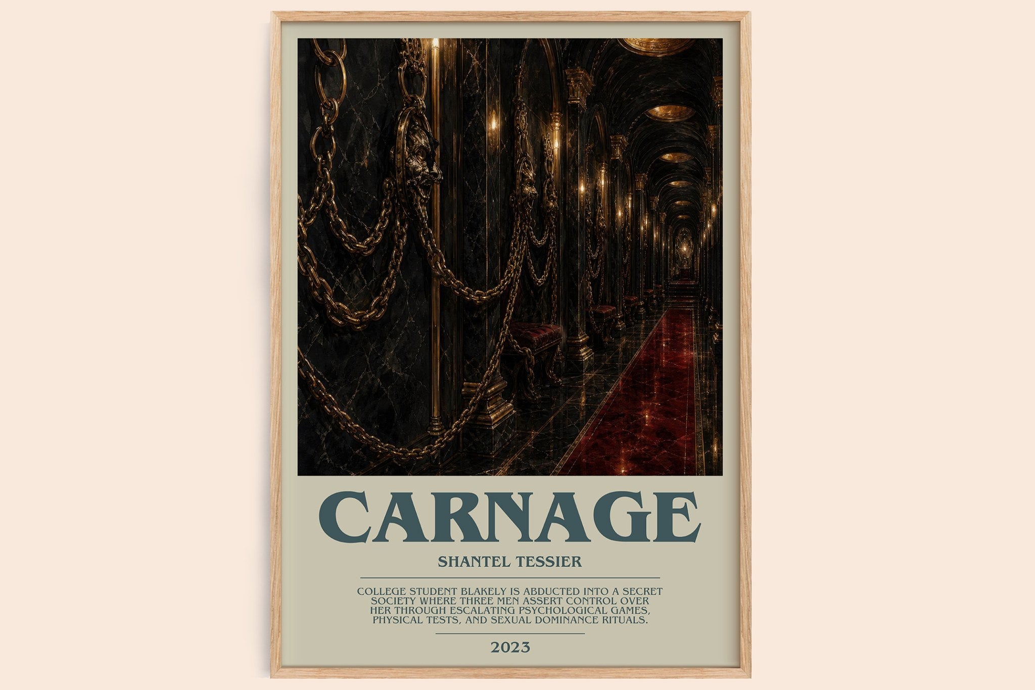 Carnage Bookish Wall Art by Shantel Tessier