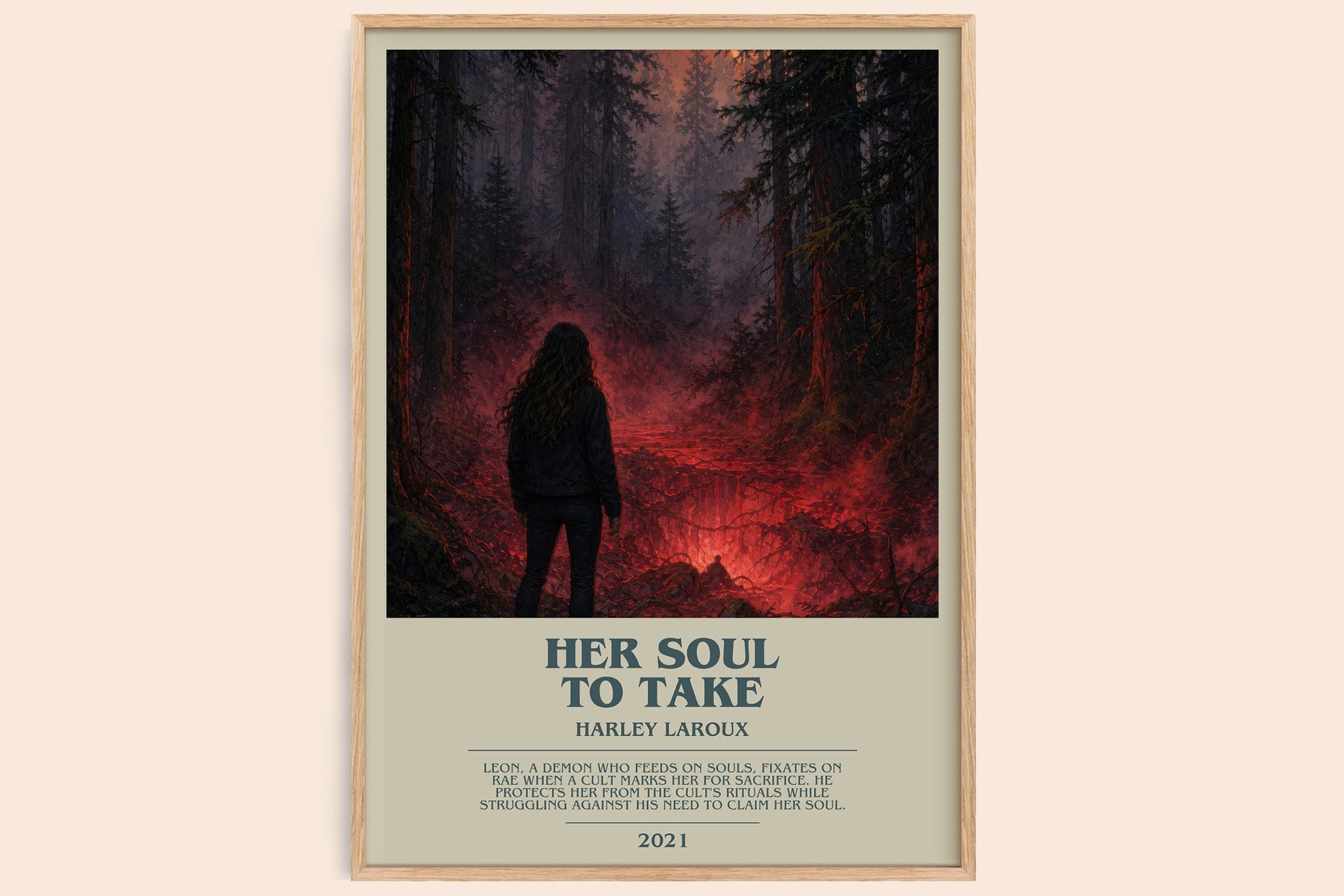 Her Soul to Take Bookish Wall Art by Harley Laroux