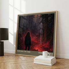 Her Soul to Take literary print framed by window – literary home decor