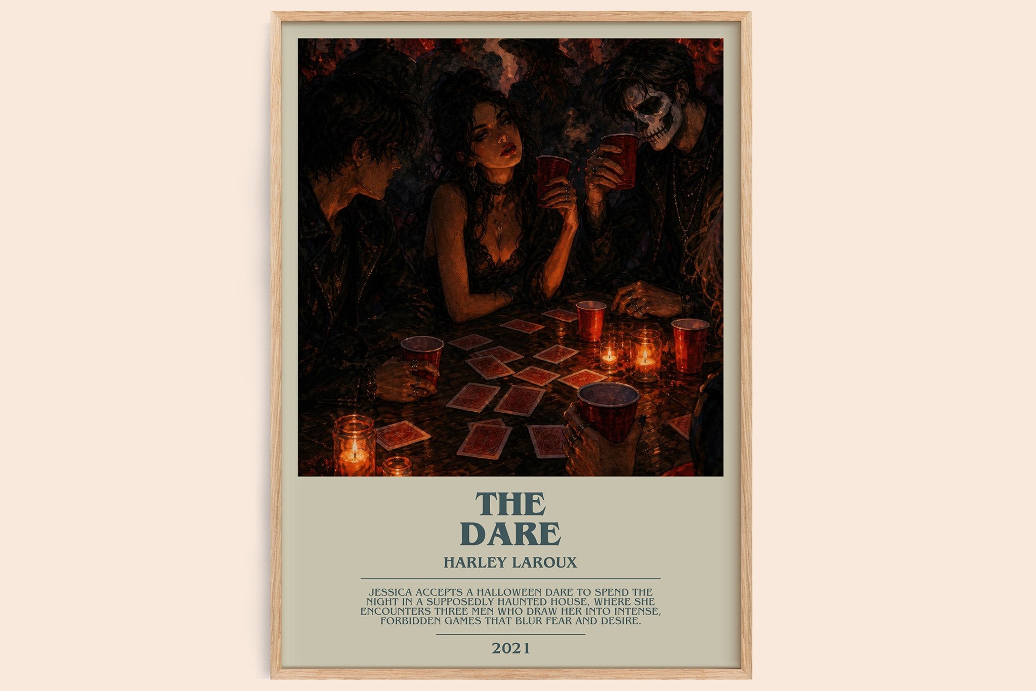 The Dare Bookish Wall Art by Harley Laroux