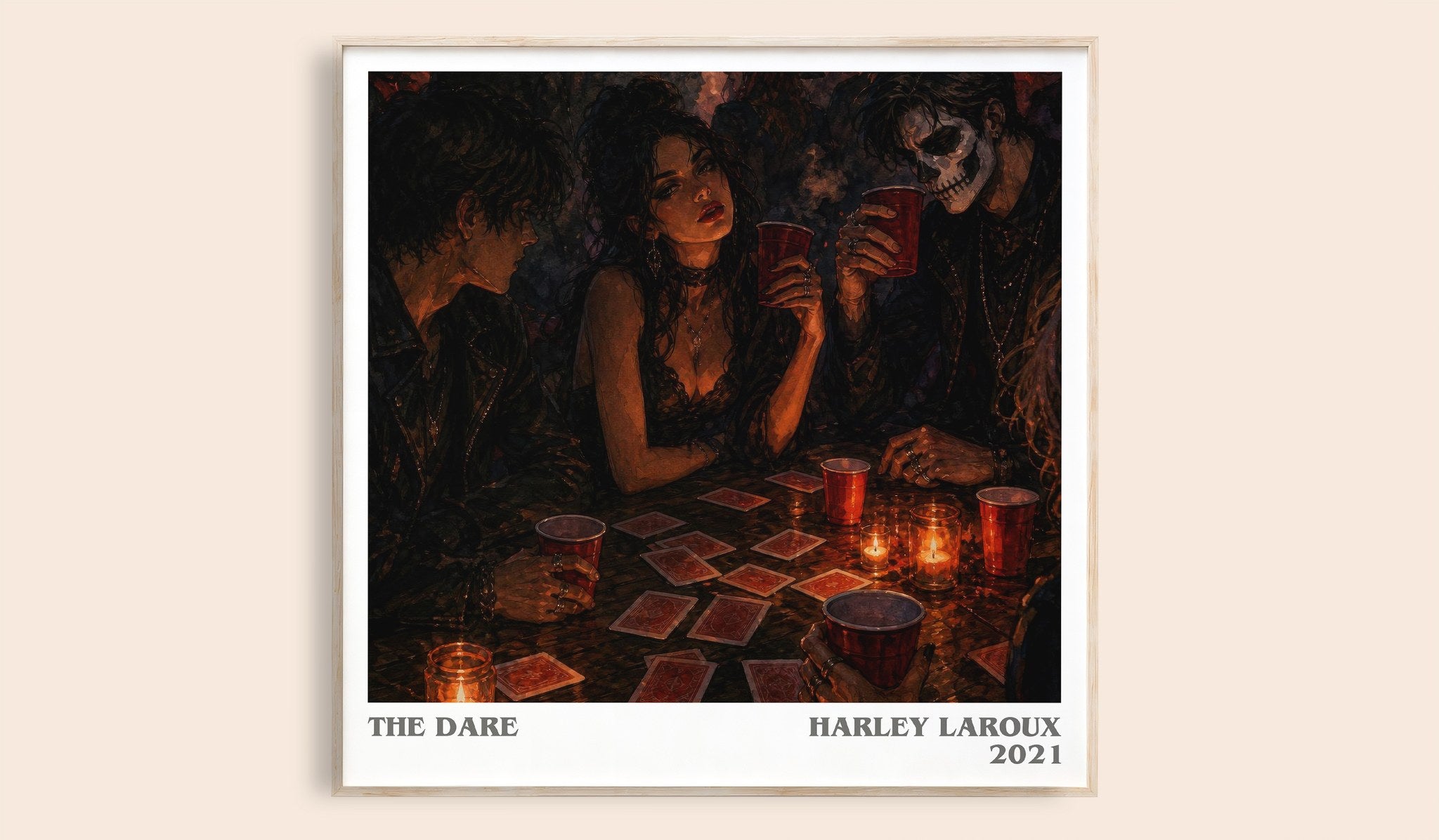 The Dare Literary Art Print by Harley Laroux