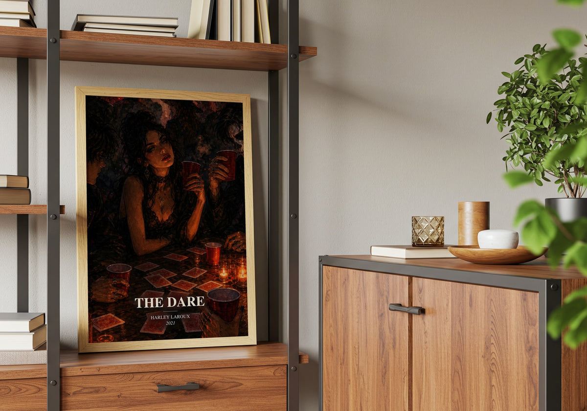 The Dare book watercolour illustration paper finish options – matte satin gloss