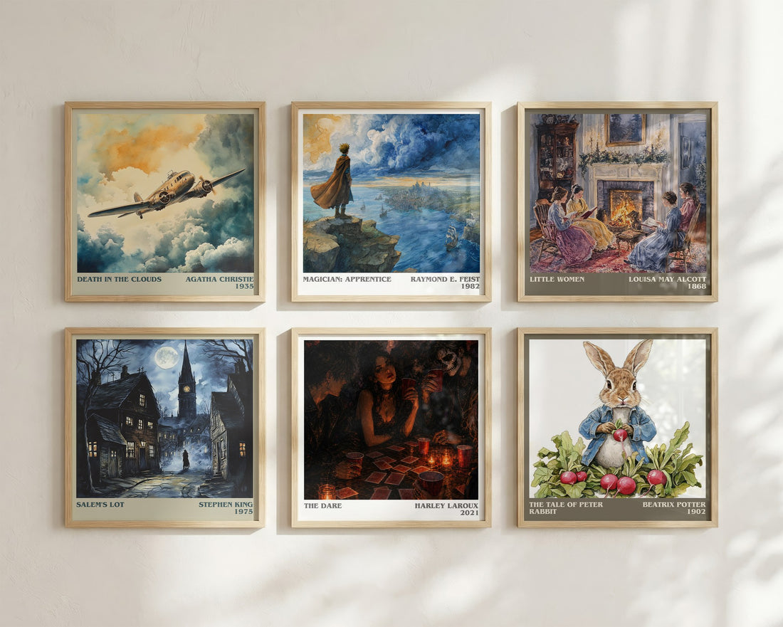 The Dare literary art print colour and style options – Harley Laroux book art