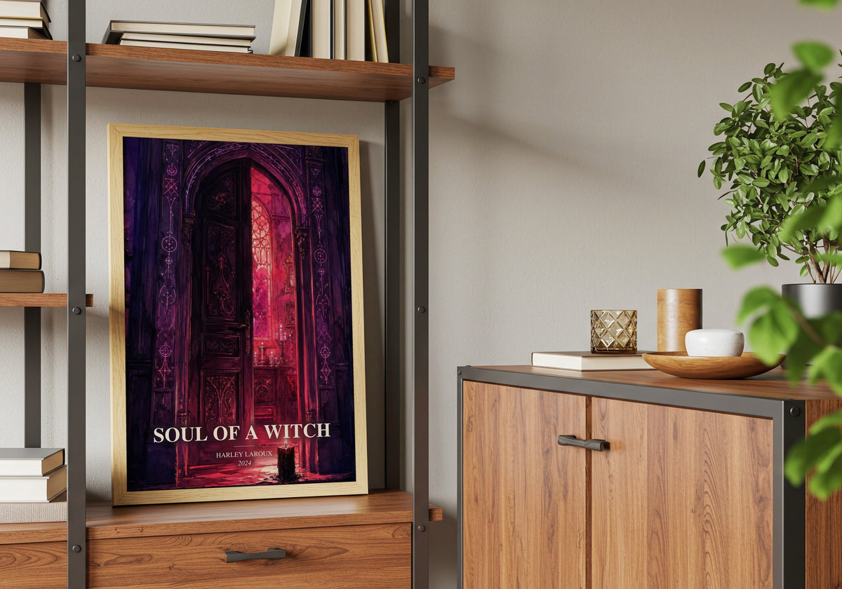 Soul of a Witch book watercolour illustration paper finish options – matte satin gloss