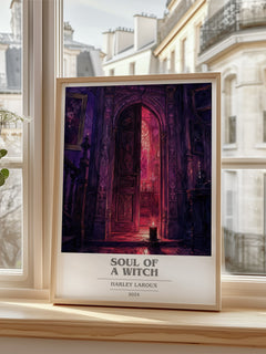 Soul of a Witch book cover poster colour and style options – Harley Laroux book art