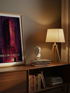 Soul of a Witch watercolour print on bookshelf – Harley Laroux fan gift