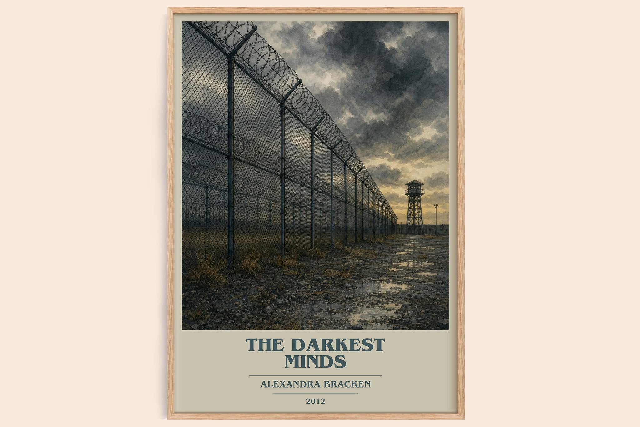 The Darkest Minds Book Cover Poster by Alexandra Bracken