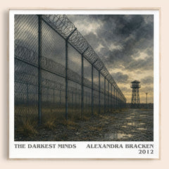 The Darkest Minds literary book poster by Alexandra Bracken – framed literary art print