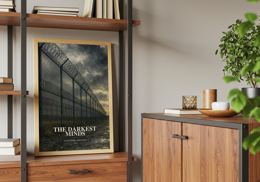 The Darkest Minds book watercolour illustration paper finish options – matte satin gloss