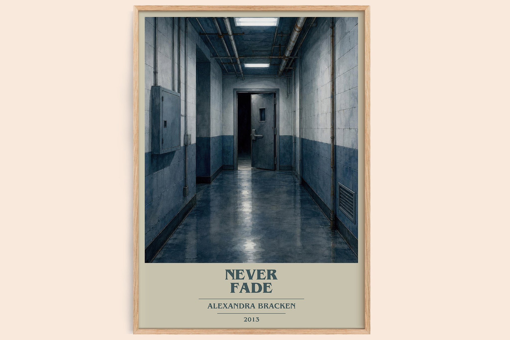 Never fade Book Cover Poster by Alexandra Bracken