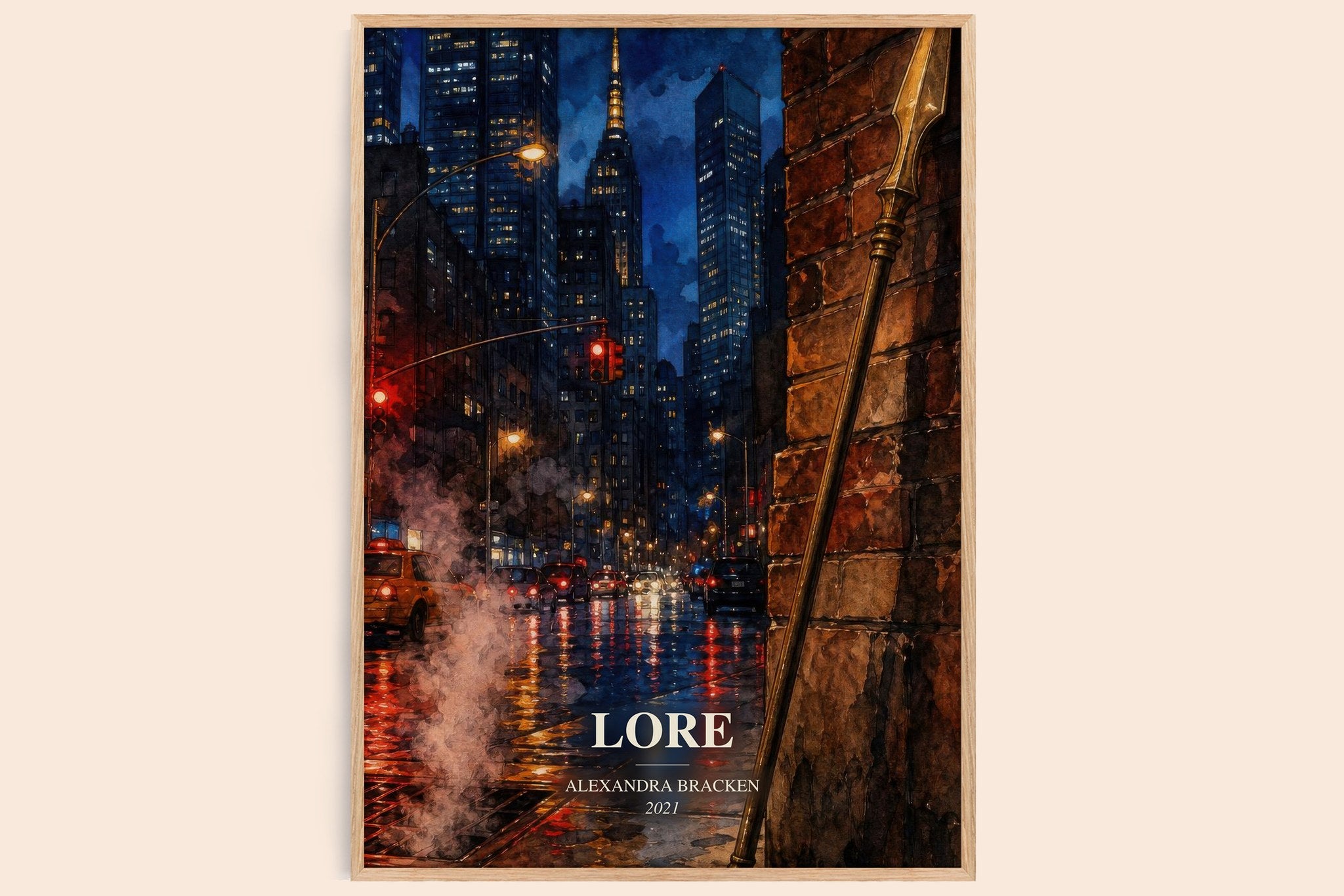 Lore Book Watercolour Illustration by Alexandra Bracken