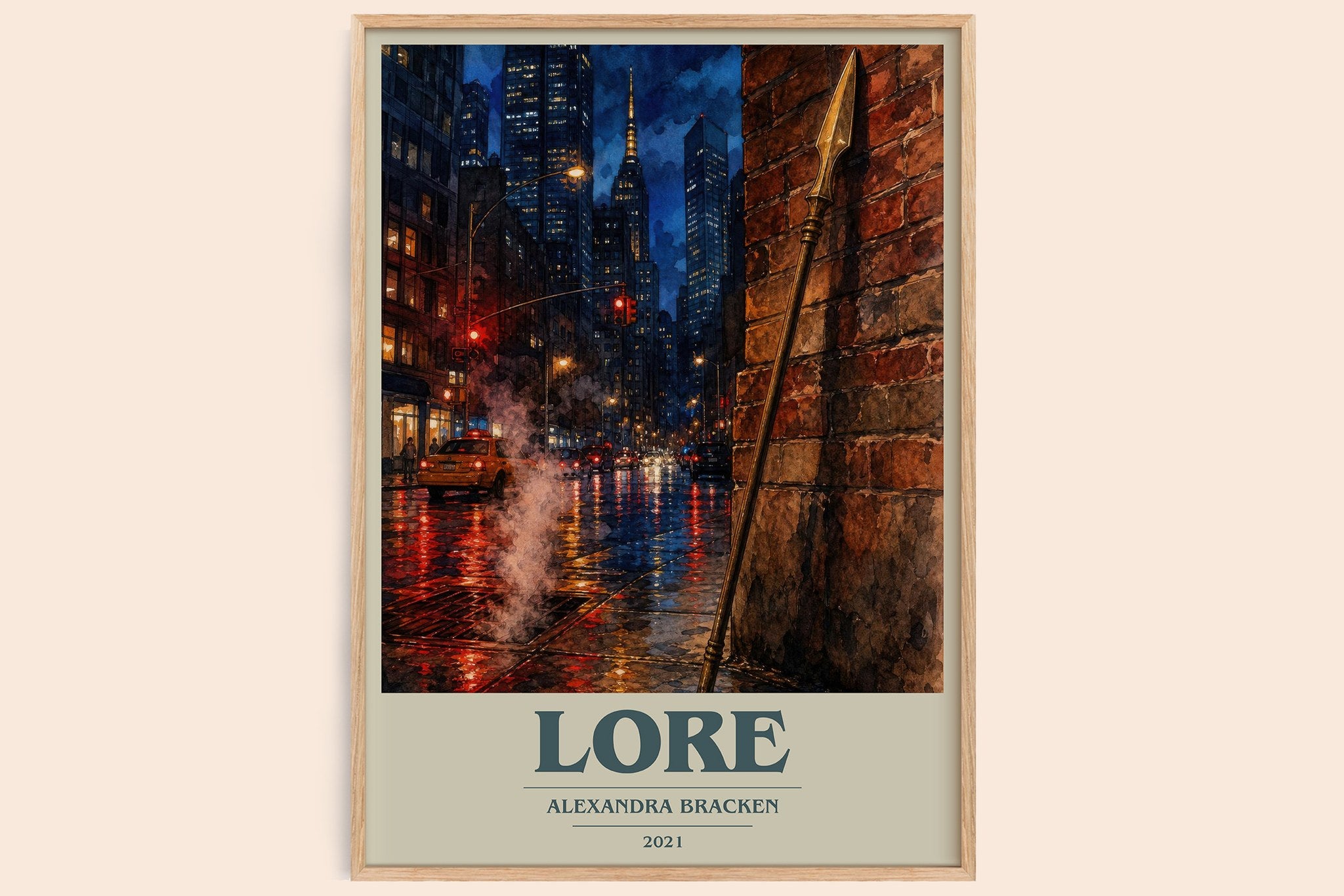 Lore Book Cover Poster by Alexandra Bracken