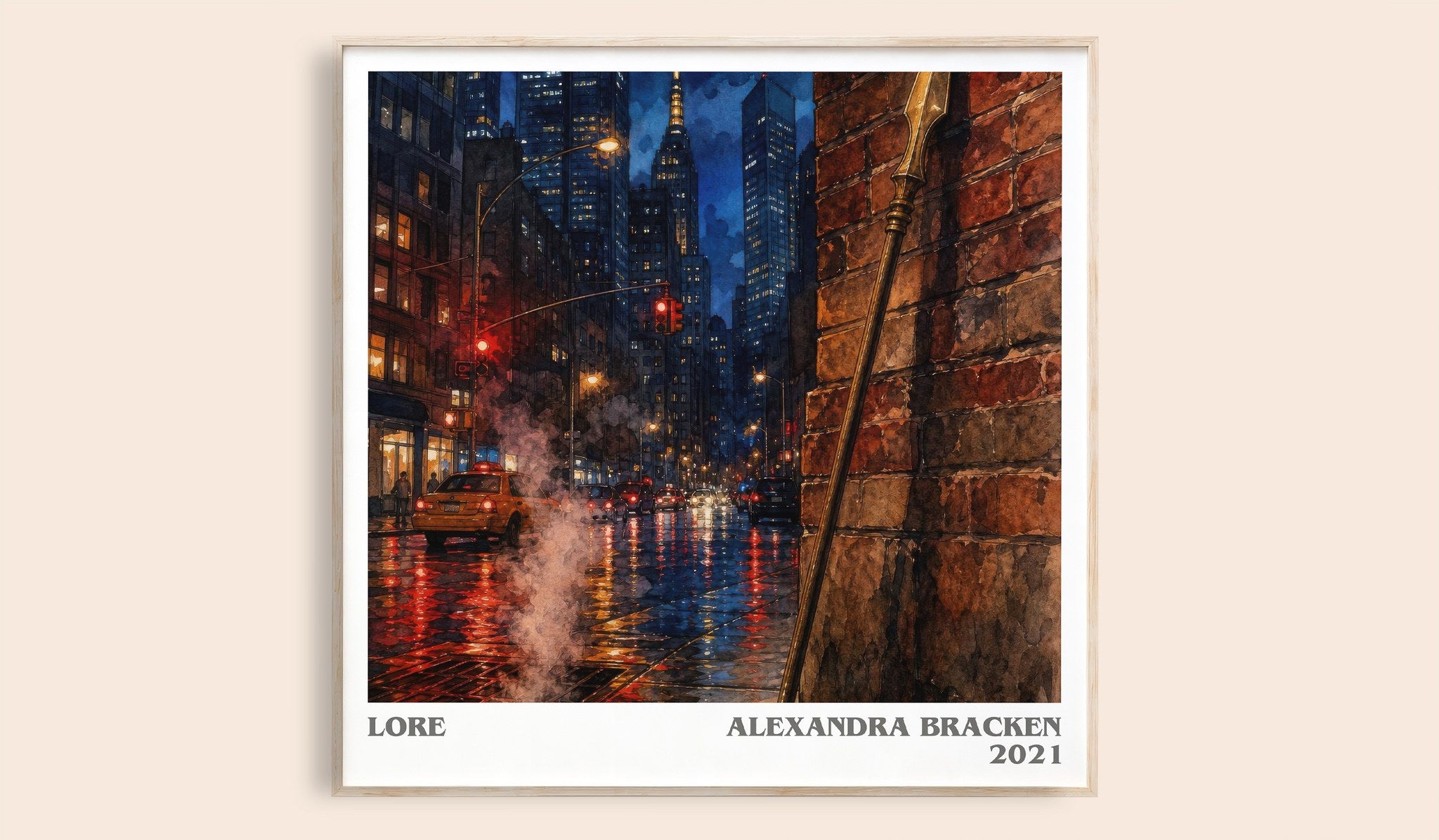 Lore Literary Art Print by Alexandra Bracken