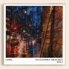 Lore literary book poster by Alexandra Bracken – framed literary art print