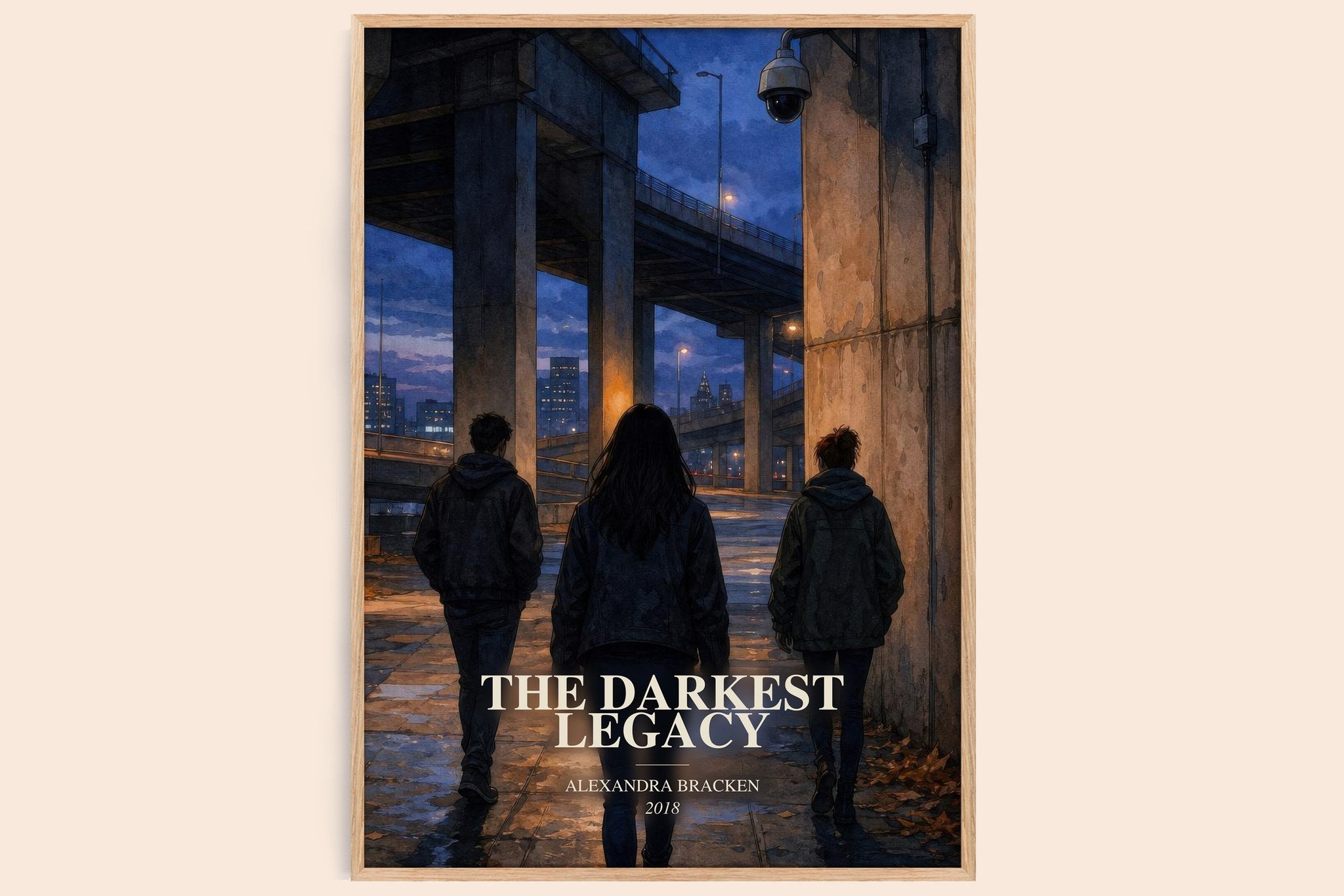 The darkest legacy Book Watercolour Illustration by Alexandra Bracken