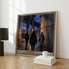The darkest legacy literary print framed by window – literary home decor