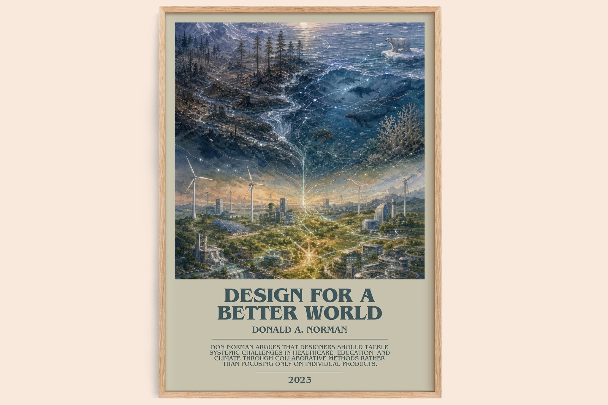 Design for a Better World Bookish Wall Art by Donald A. Norman