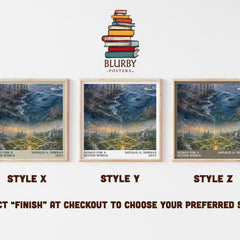Design for a Better World literary print in frame leaning in hallway – non fiction wall art