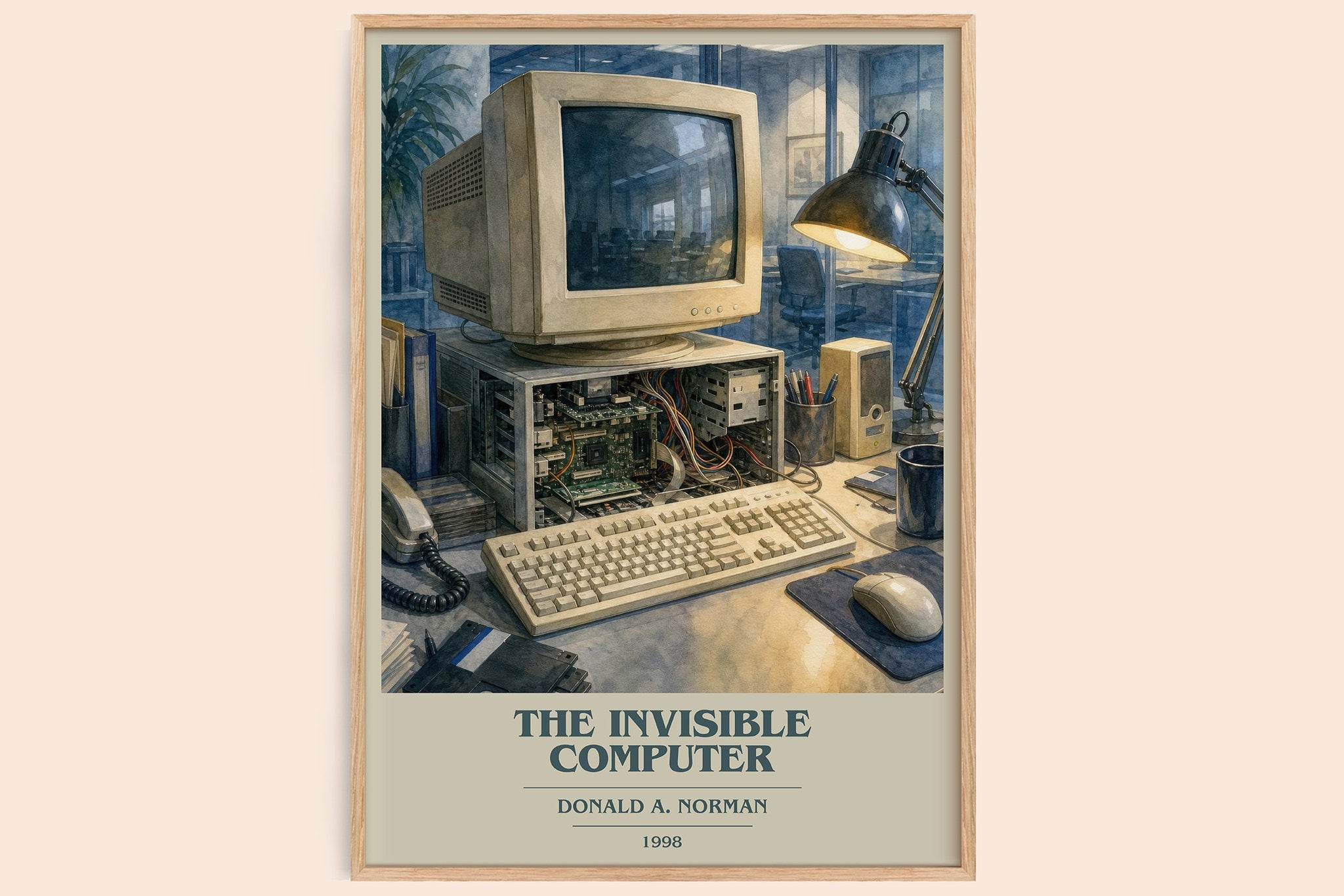 The invisible computer Book Cover Poster by Donald A. Norman