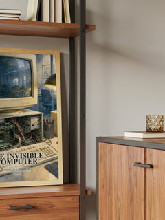 The invisible computer book watercolour illustration paper finish options – matte satin gloss