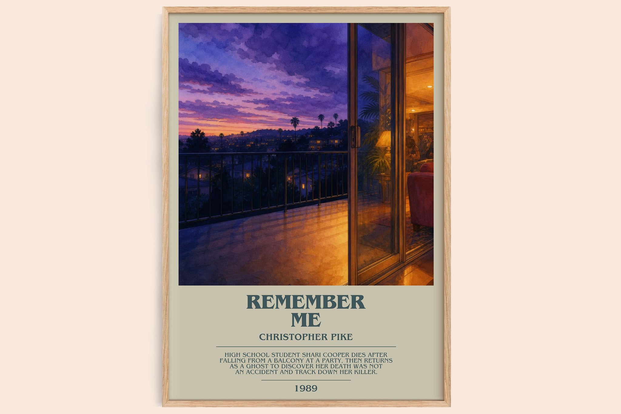 Remember Me Bookish Wall Art by Christopher Pike