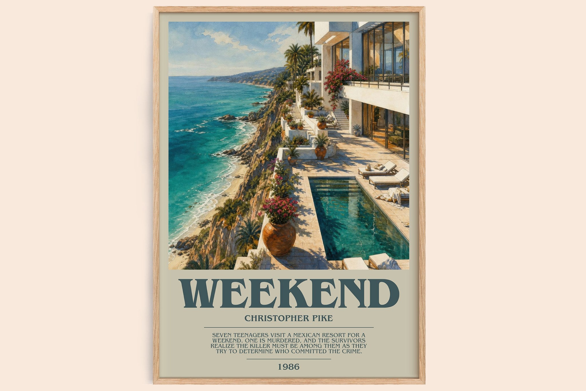 Weekend Bookish Wall Art by Christopher Pike