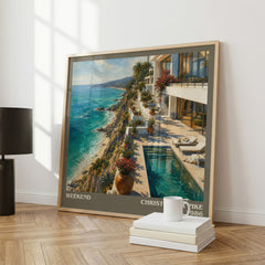 Weekend literary print framed by window – literary home decor