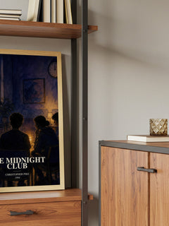 The Midnight Club book watercolour illustration paper finish options – matte satin gloss