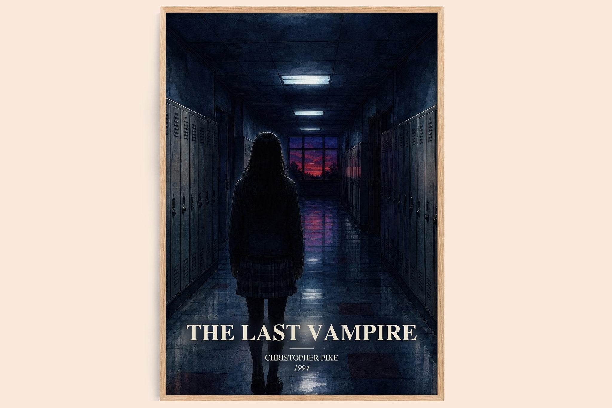 The Last Vampire Book Watercolour Illustration by Christopher Pike