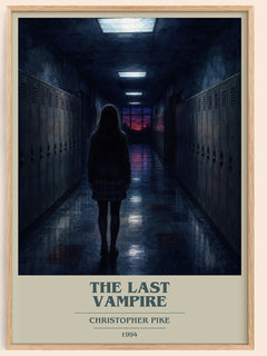 The Last Vampire Book Cover Poster by Christopher Pike – framed poster