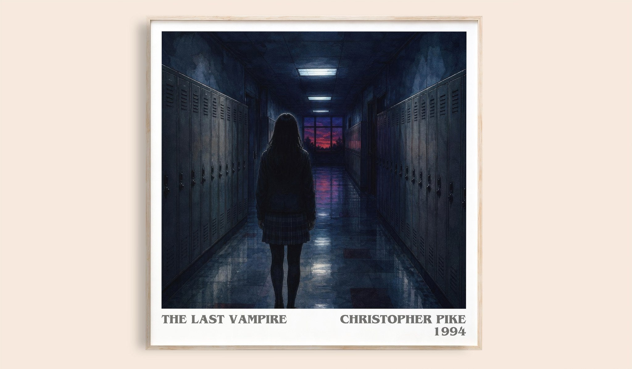 The Last Vampire Literary Art Print by Christopher Pike
