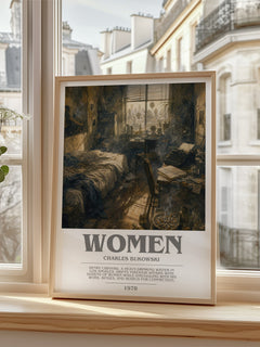 Women Bookish Wall Art by Charles Bukowski – image 2