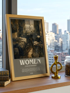 Women Bookish Wall Art by Charles Bukowski – image 3