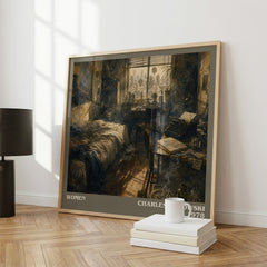 Women literary print framed by window – literary home decor