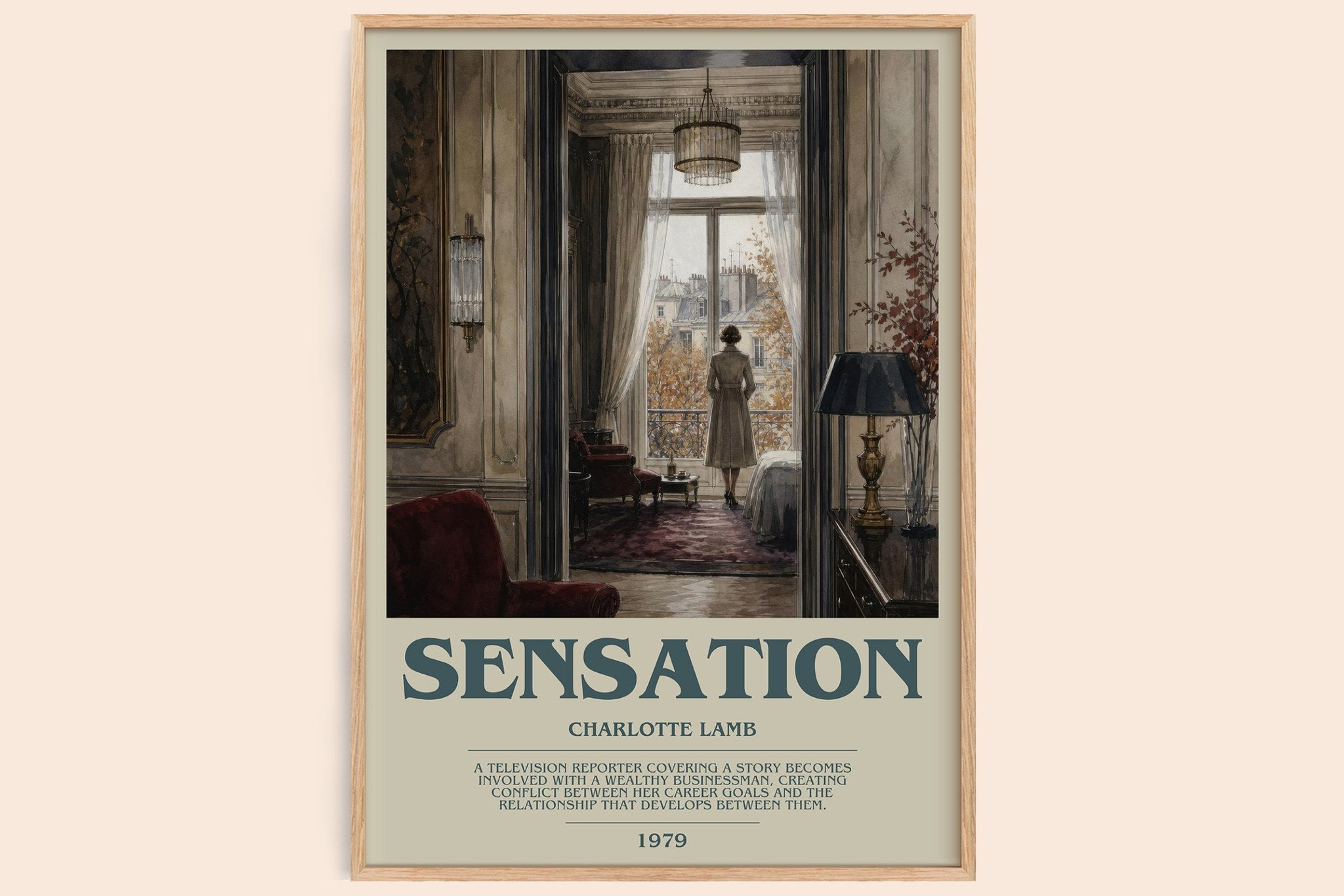 Sensation Bookish Wall Art by Charlotte Lamb