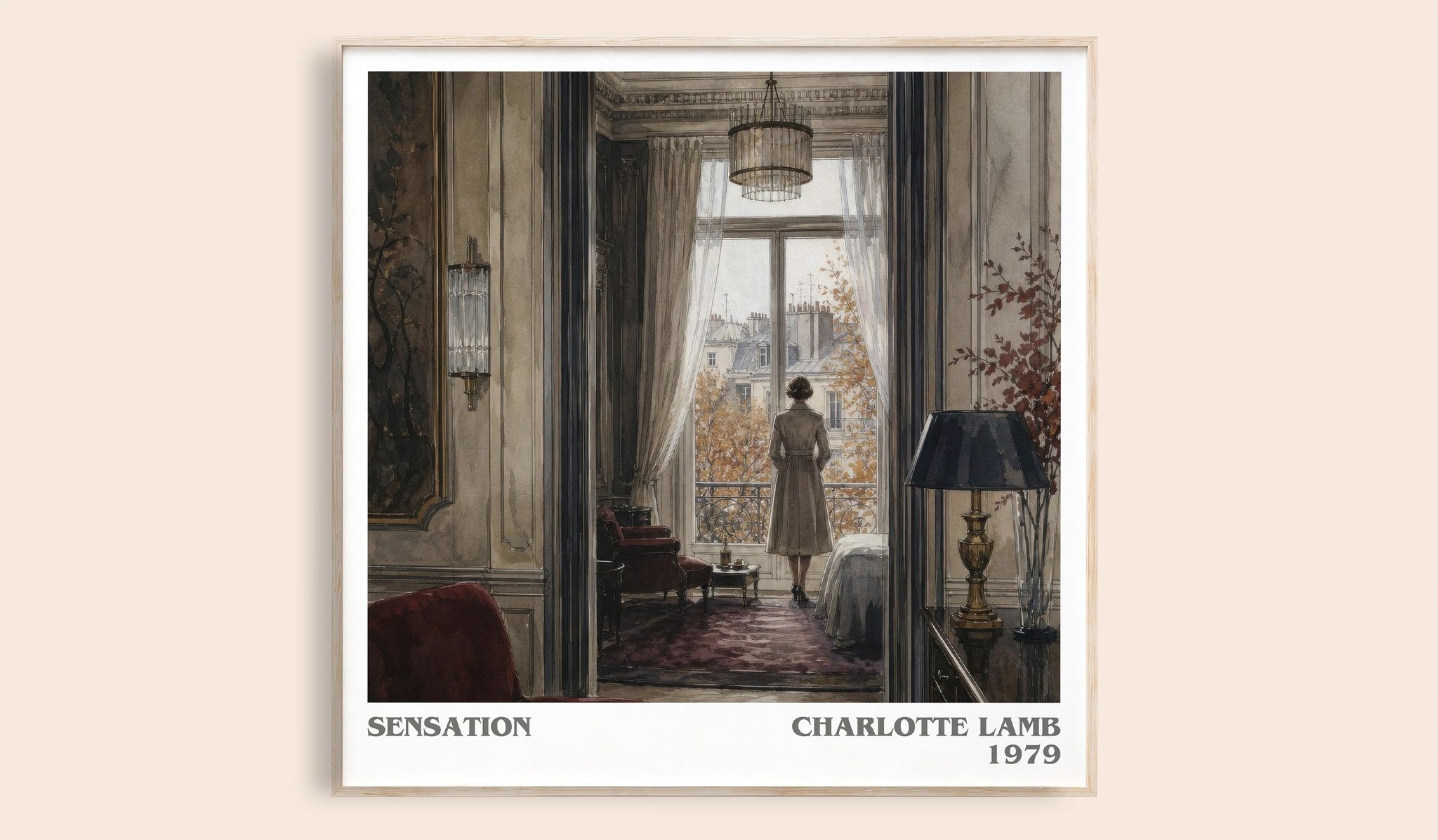 Sensation Literary Art Print by Charlotte Lamb