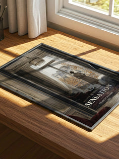 Sensation watercolour book poster framed on wall – romance wall art