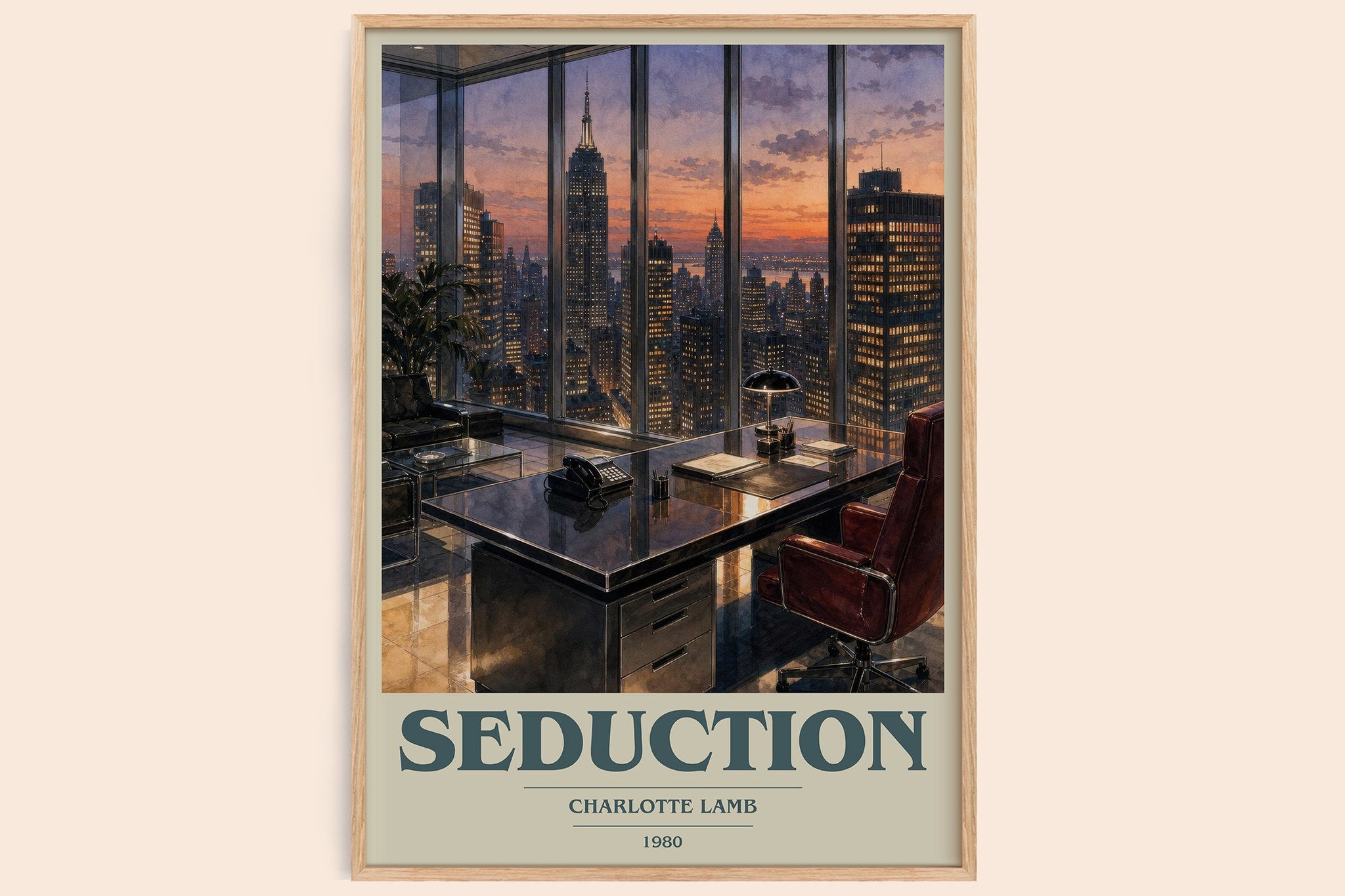 Seduction Book Cover Poster by Charlotte Lamb