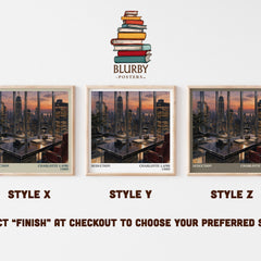 Seduction literary print in frame leaning in hallway – romance wall art
