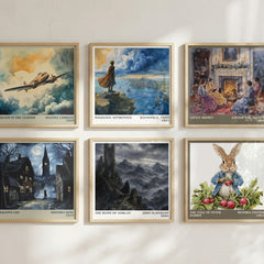 The Ruins of Gorlan literary art print colour and style options – John Flanagan book art