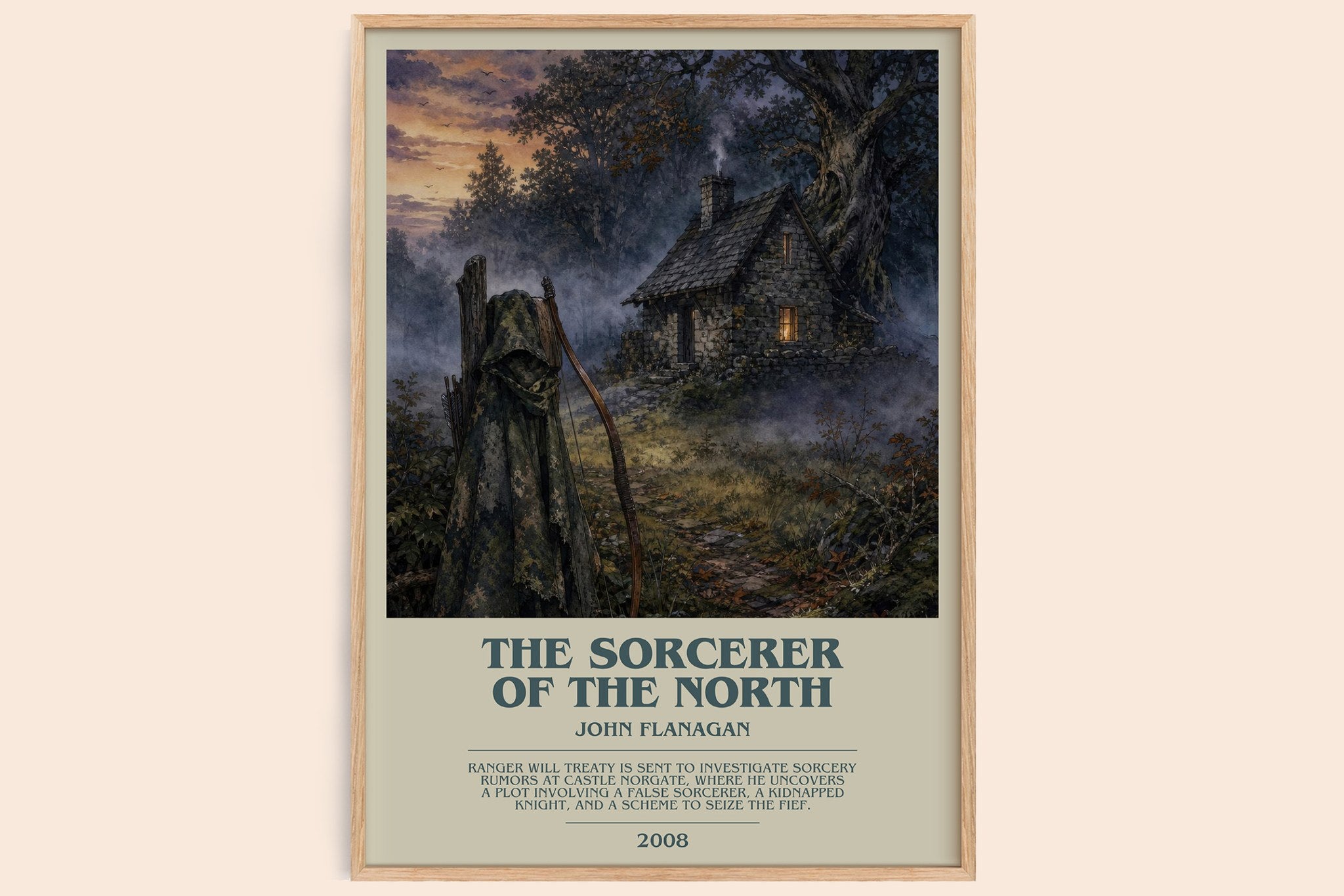 The Sorcerer of the North Bookish Wall Art by John Flanagan