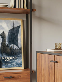 The Icebound Land book watercolour illustration paper finish options – matte satin gloss