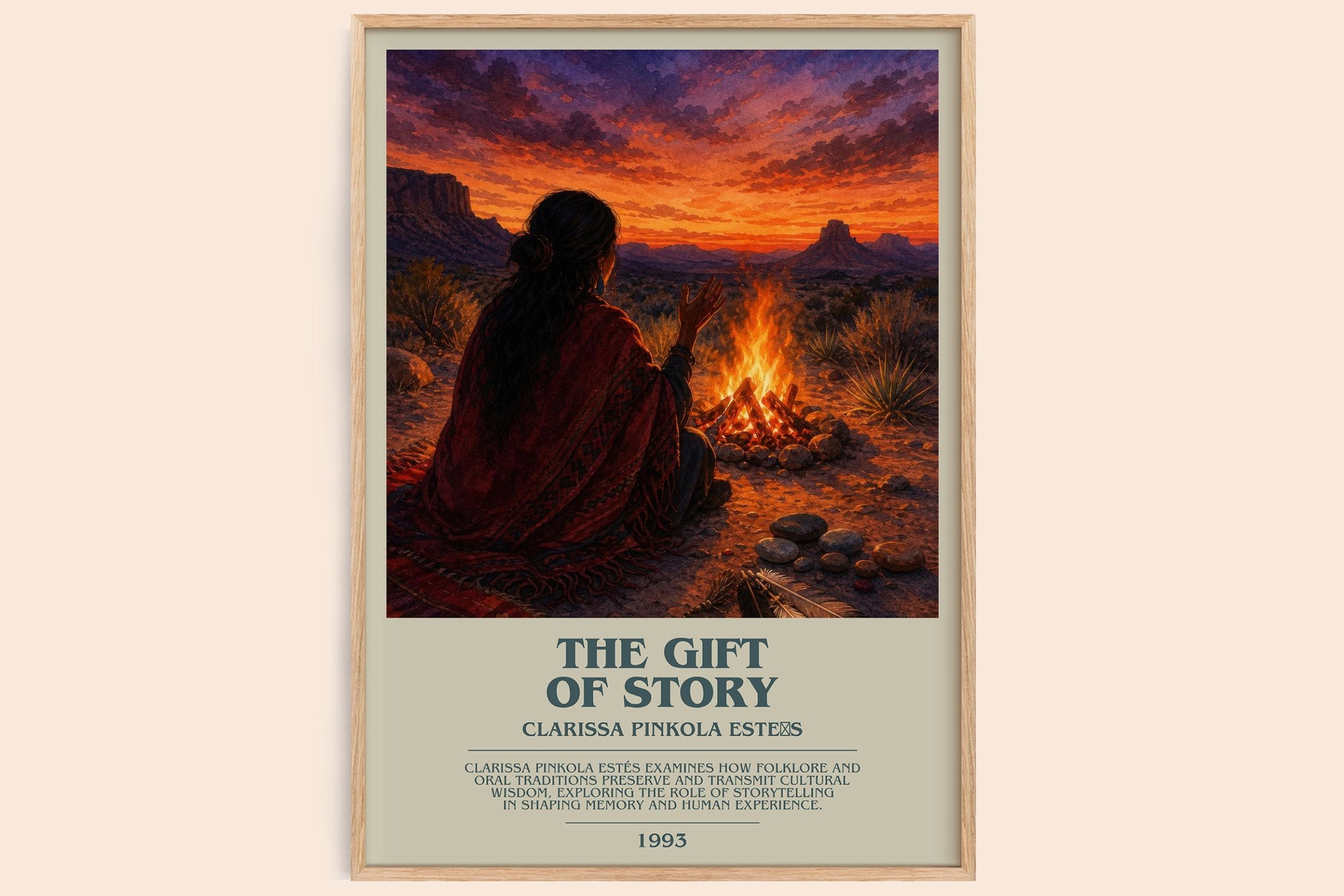 The gift of story Bookish Wall Art by Clarissa Pinkola Estés