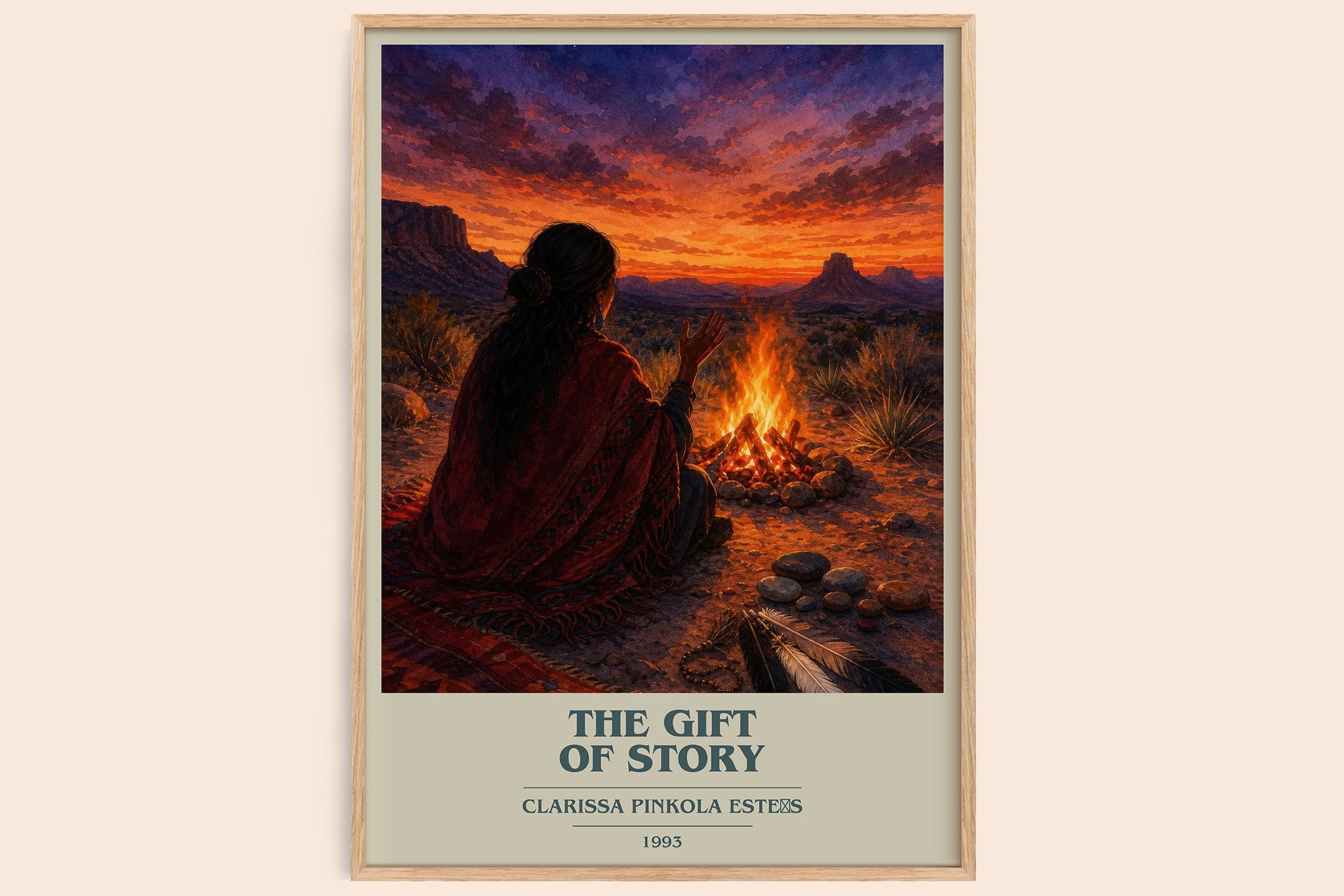 The gift of story Book Cover Poster by Clarissa Pinkola Estés