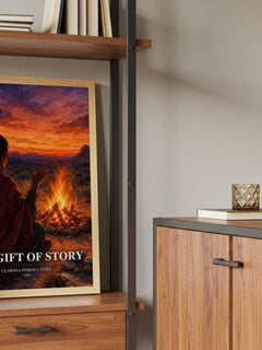 The gift of story book watercolour illustration paper finish options – matte satin gloss