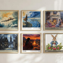 The gift of story literary art print colour and style options – Clarissa Pinkola Estés book art