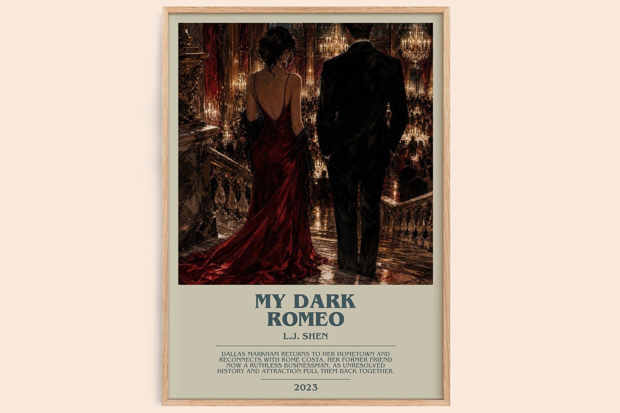 My Dark Romeo Bookish Wall Art by L.J. Shen